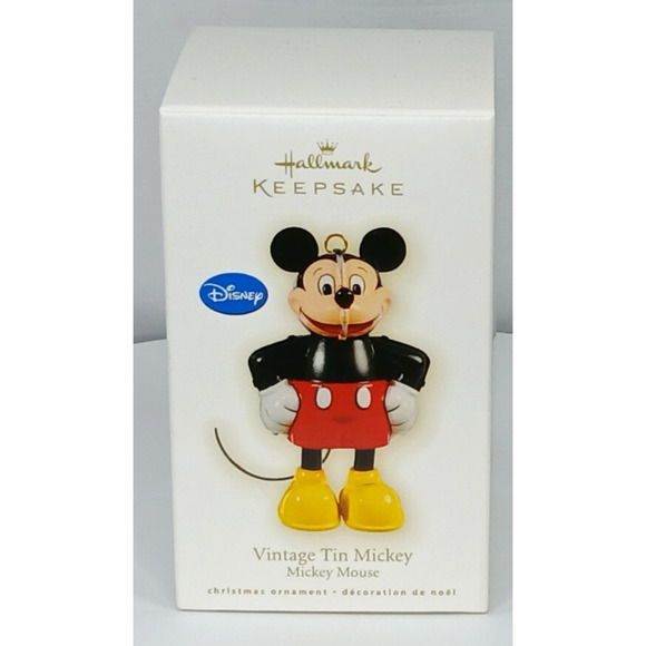 Hallmark Keepsake Ornament "Vintage Tin Mickey" Christmas Mickey Mouse Ornament - Picture 11 of 12